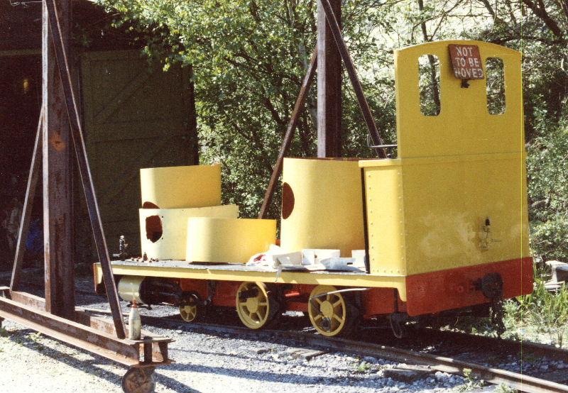 polar-bear-chassis.jpg - At that time, Polar Bear was just a chassis with lots of cladding. Work on the boiler had yet to start.