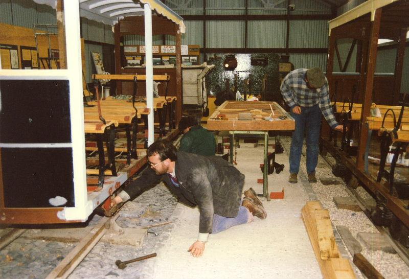 ggr-coach-build01.jpg - The winter time also means work can be done on restoration and maintenance. In 1989 we were still building the Groudle Glen coaches.